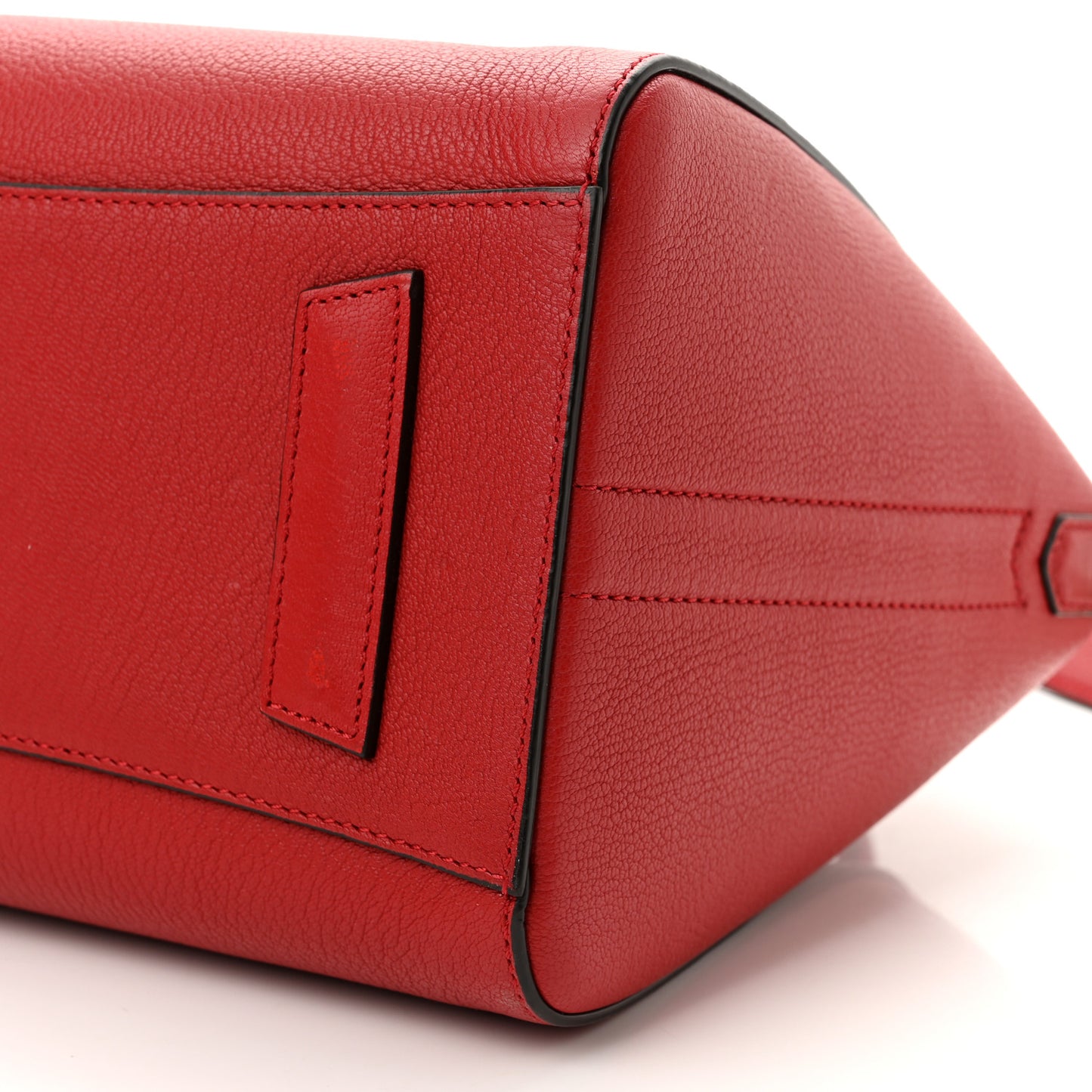 Sugar Goatskin Small Antigona Vermillon