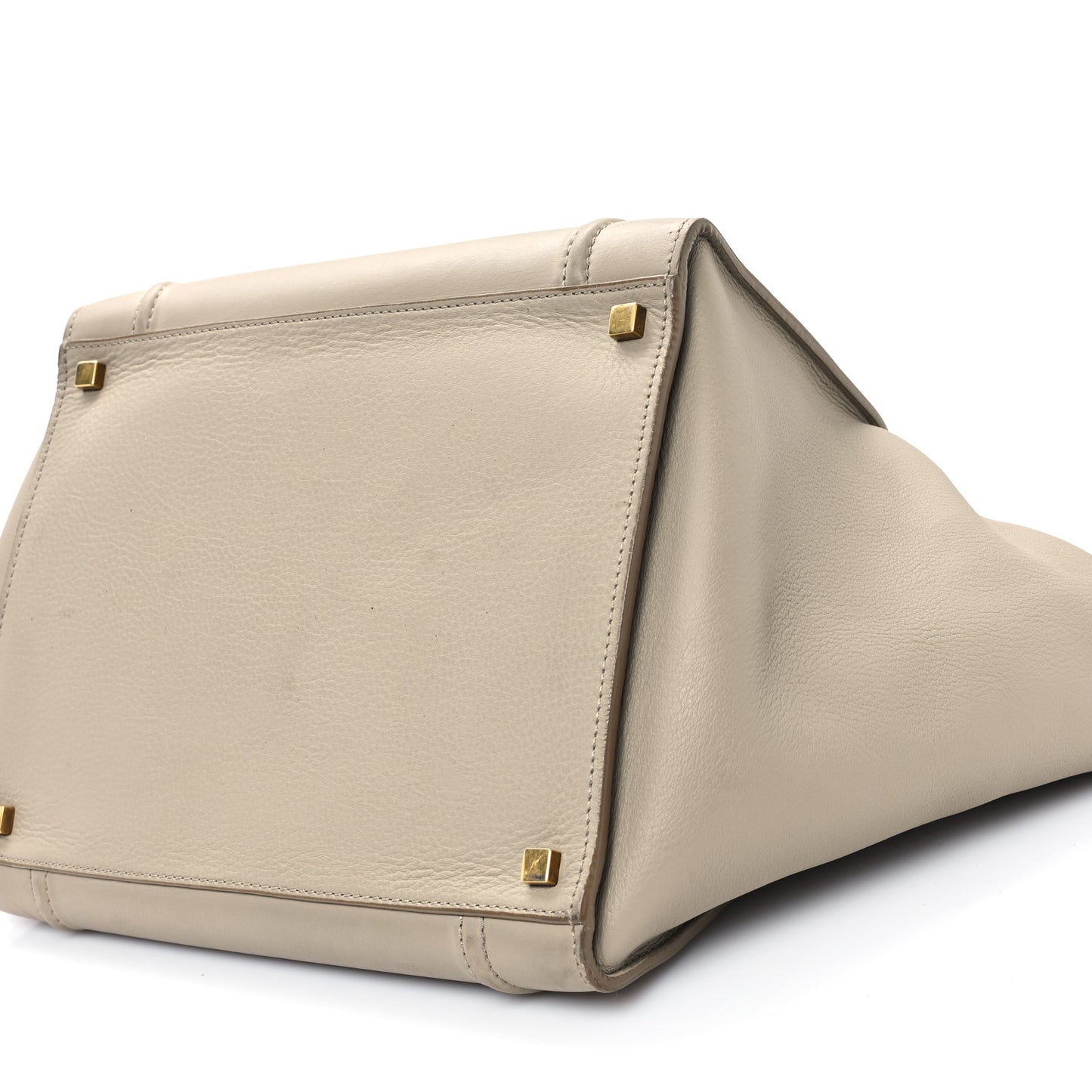 Smooth Calfskin Medium Phantom Luggage Taupe
