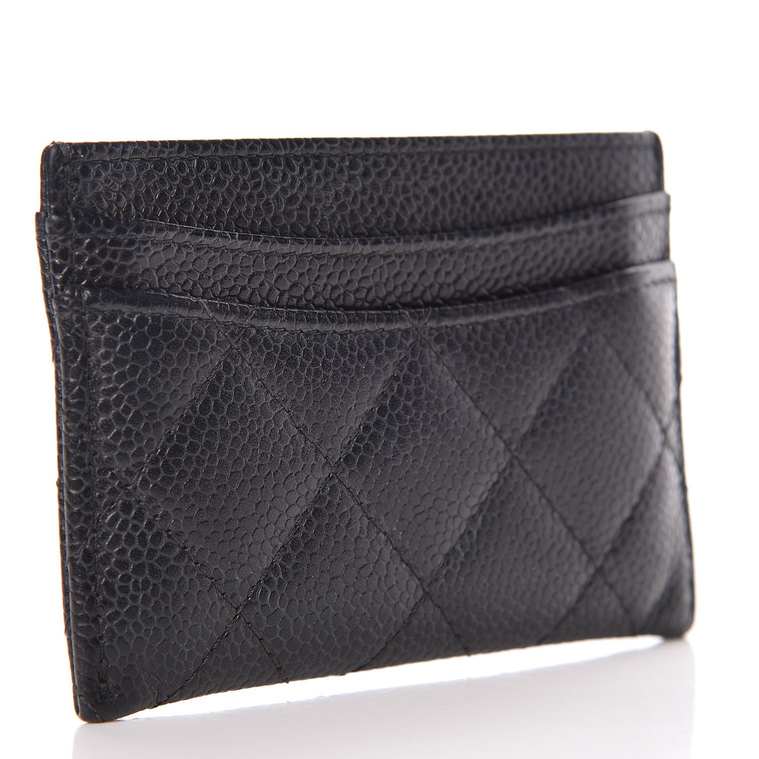 Chanel Caviar Quilted Card Holder Black 3 of 8