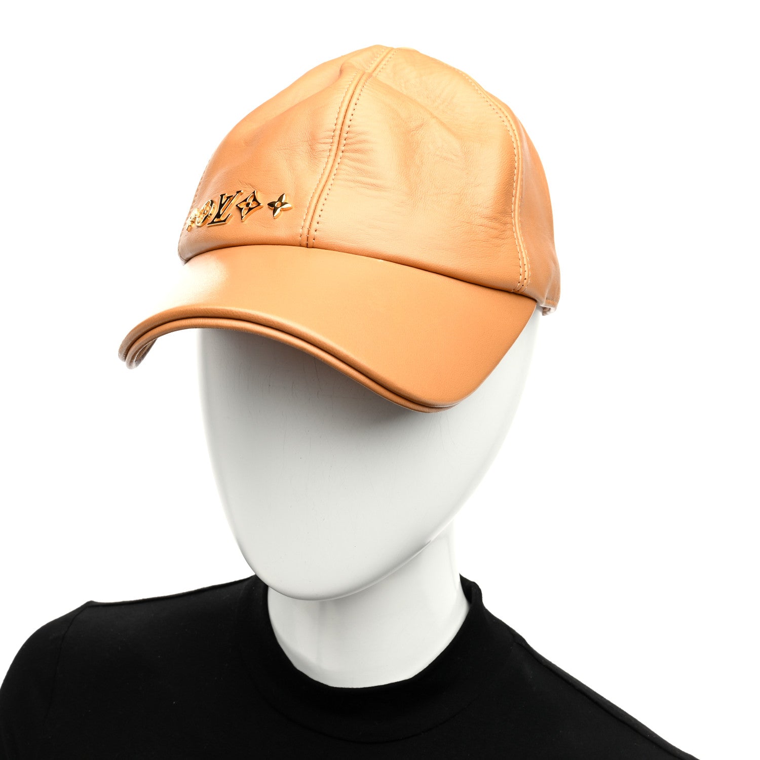 Louis Vuitton Lambskin Monogram Cruiser Cap Caramel 2 of 8