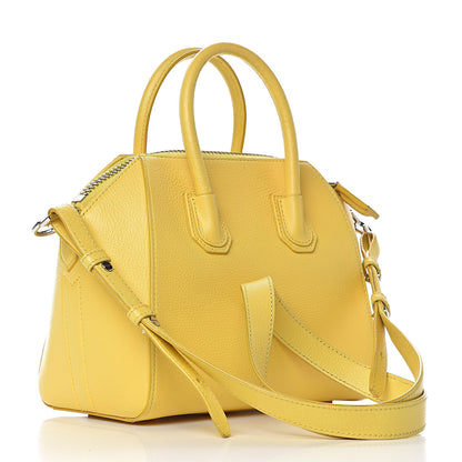 Givenchy Sugar Goatskin Mini Antigona Yellow 3 of 12