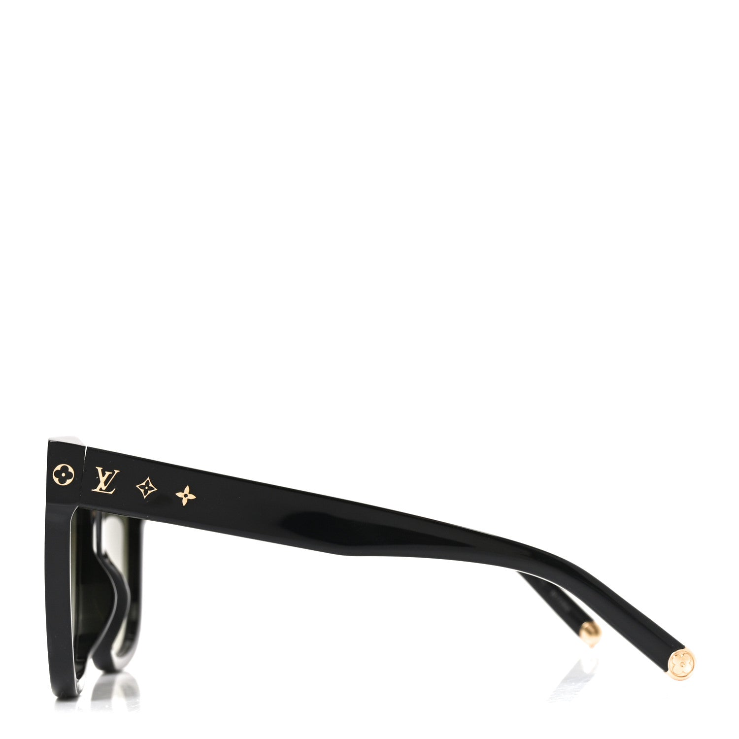 Louis Vuitton Acetate My Monogram Cat Eye Sunglasses Z1729E Black 3 of 7