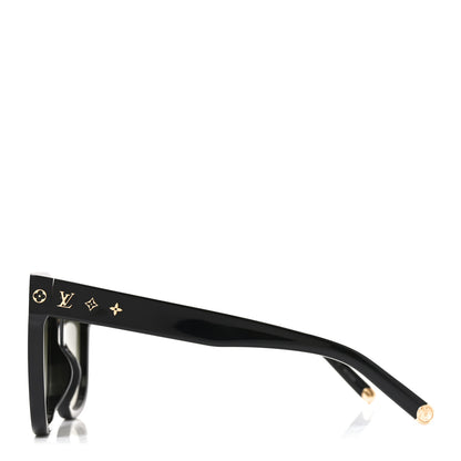 Louis Vuitton Acetate My Monogram Cat Eye Sunglasses Z1729E Black 3 of 7