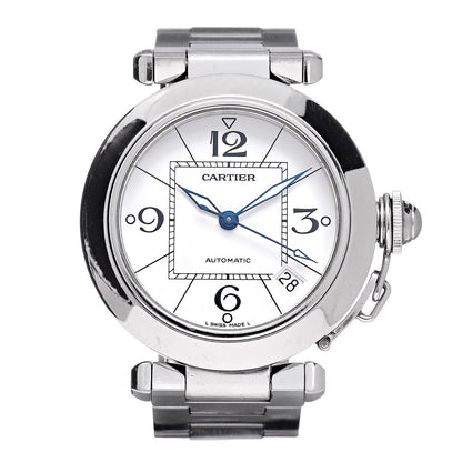 Cartier Stainless Steel 35mm Pasha C Automatic Watch 1 of 8