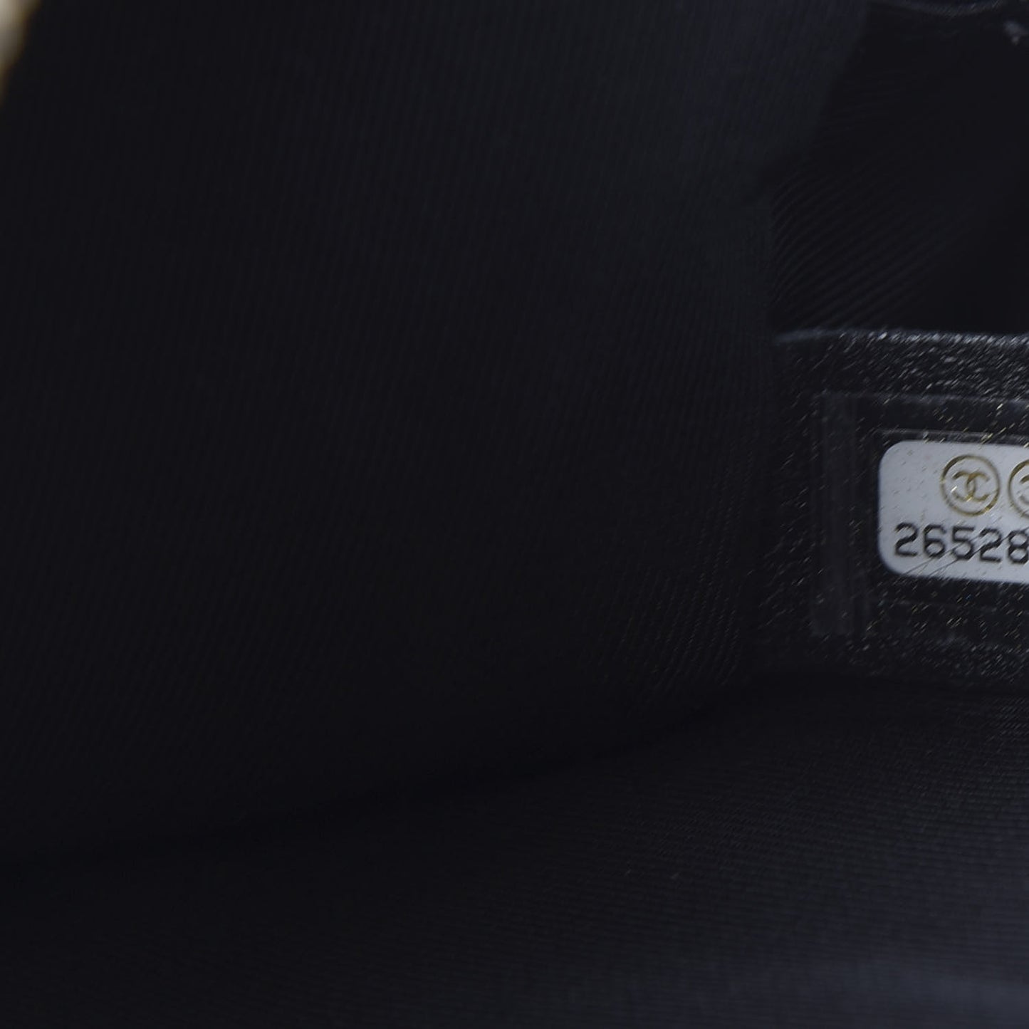 Calfskin Quilted CC Vanity Case Black