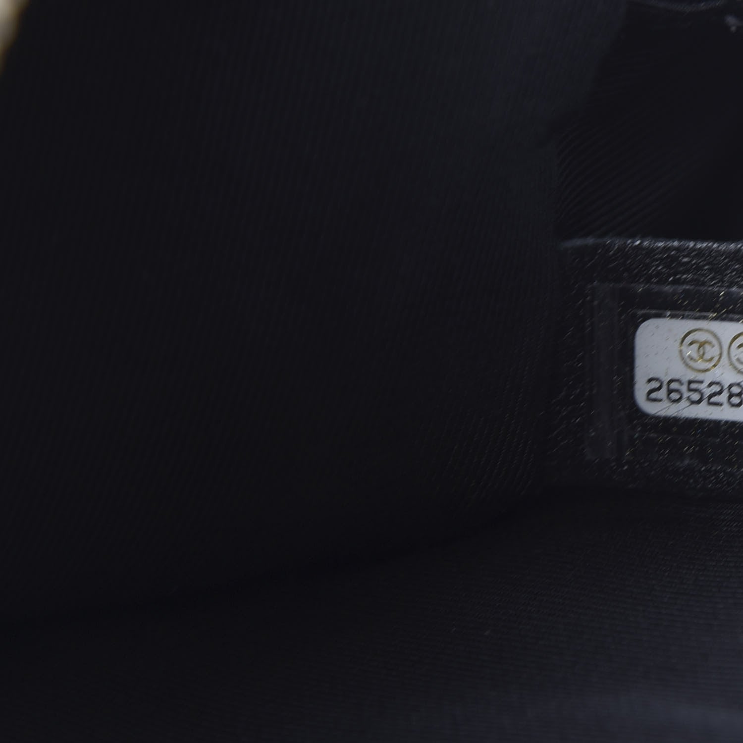 Chanel Calfskin Quilted CC Vanity Case Black 8 of 12