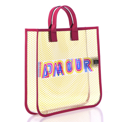 Gucci Vinyl Gucci Amour Stars Childrens Tote Multicolor Glass Bright Fuxia 2 of 10