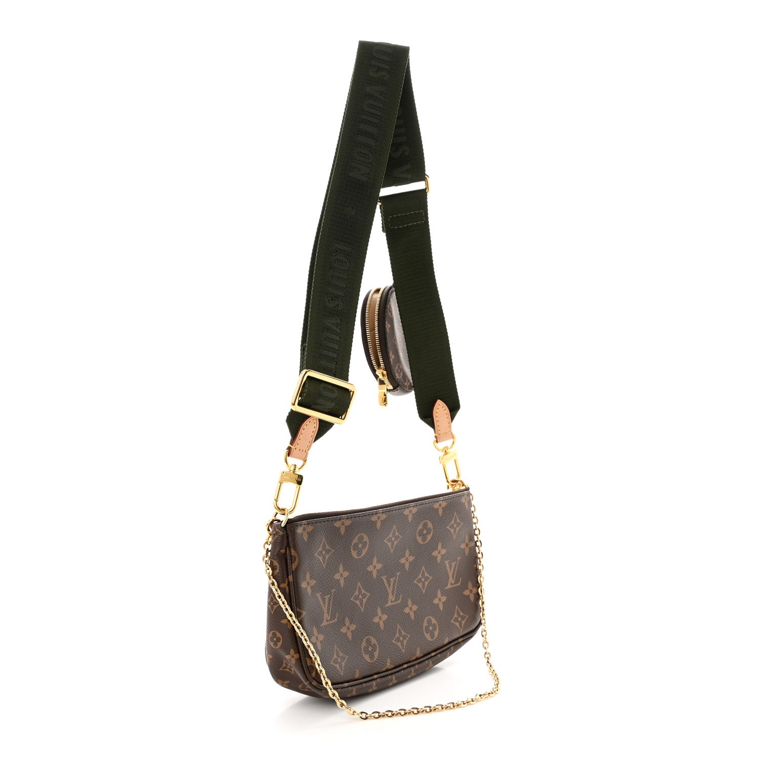 Louis Vuitton Monogram Multi Pochette Accessories Kaki 3 of 13
