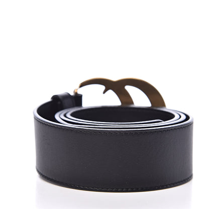Gucci Calfskin Double G 40mm Belt 80 32 Black 3 of 7