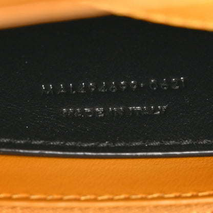 Saint Laurent Calfskin Y Quilted Monogram Small Loulou Chain Satchel Cheddar 7 of 12