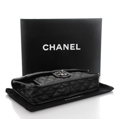 Chanel Caviar Quilted Medium French Riviera Flap Black 4 of 8
