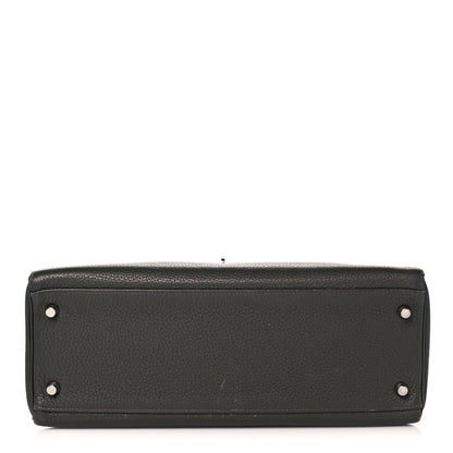 Hermes Taurillon Clemence Kelly Retourne 32 Vert De Gris 6 of 41