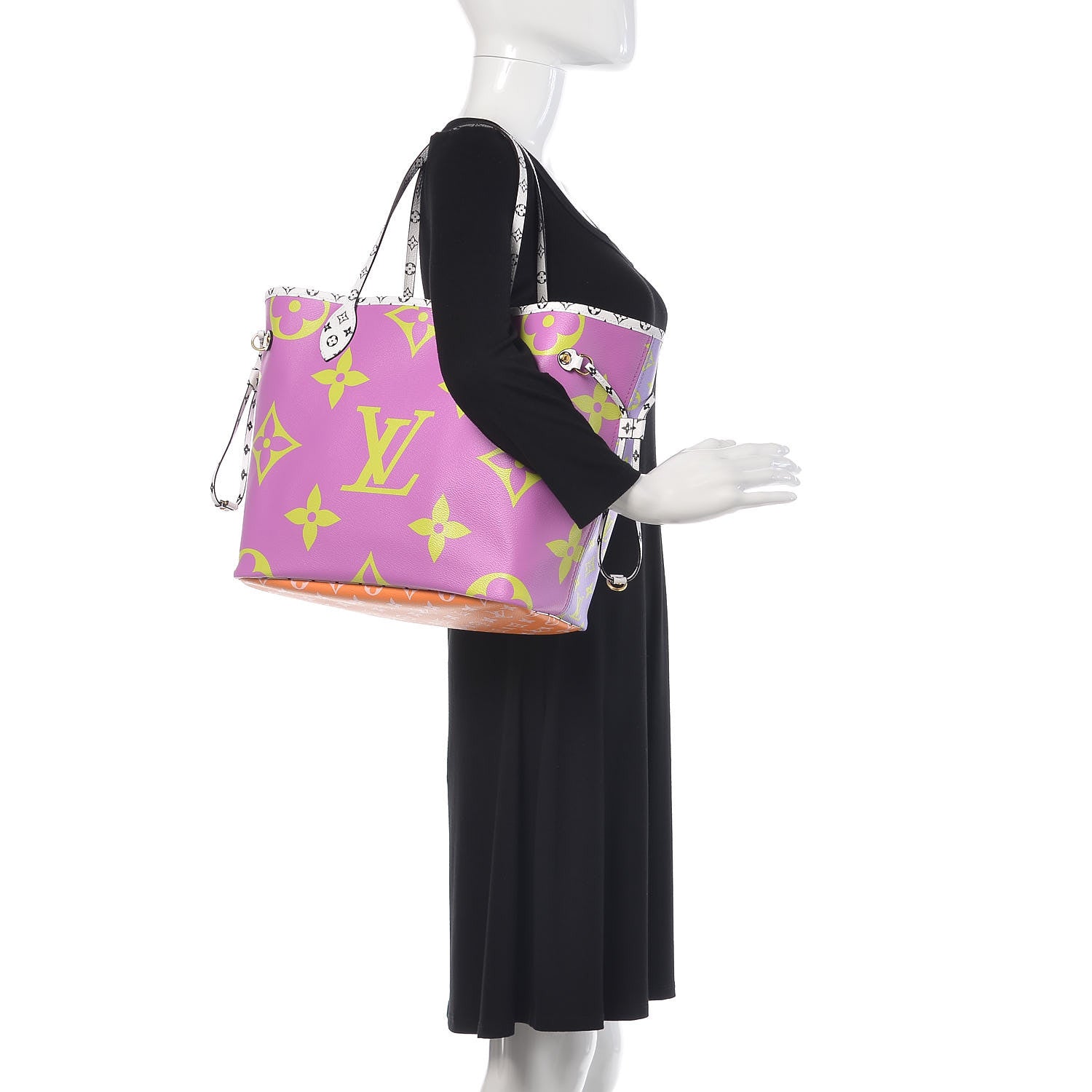 Louis Vuitton Monogram Giant Neverfull MM Pink Lilac 2 of 11