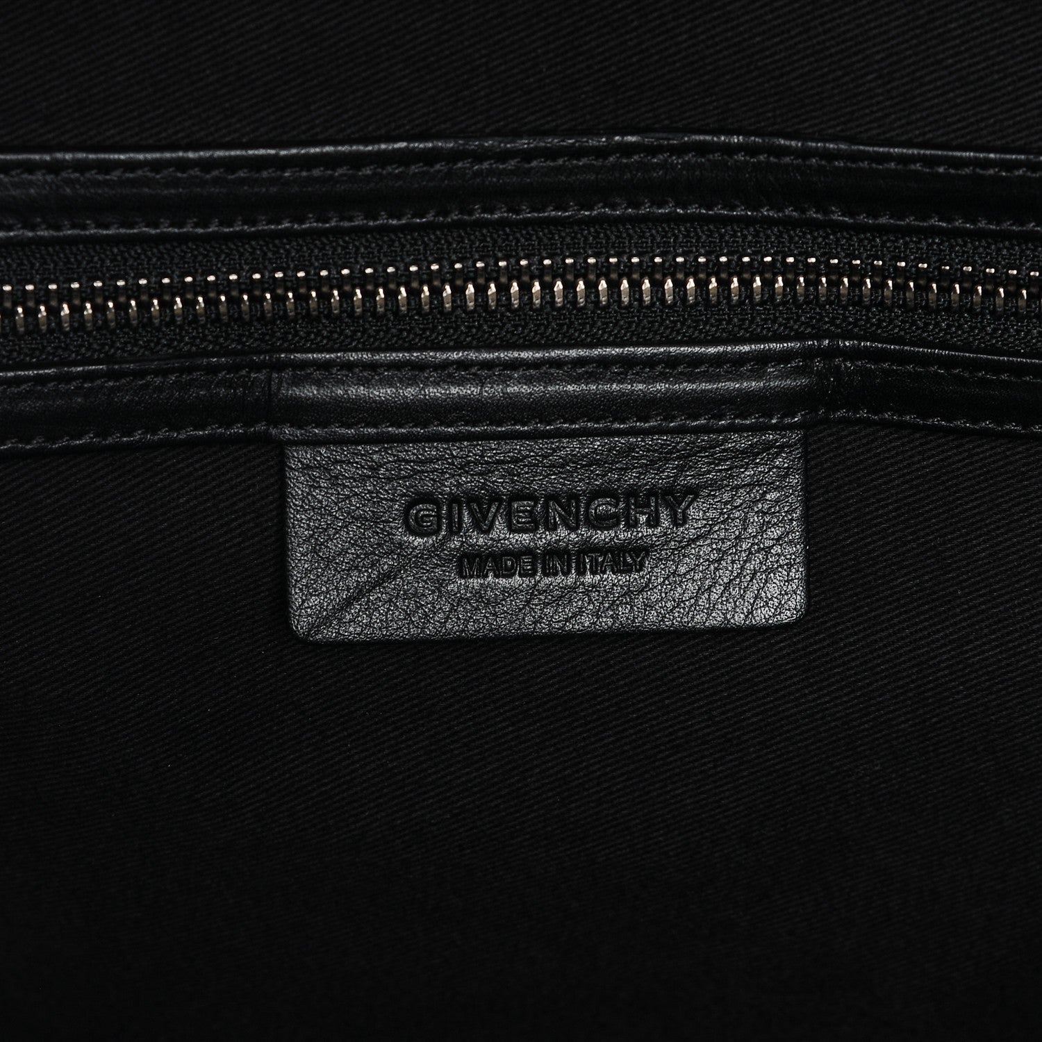 Givenchy Nubuck Crocodile Embossed Medium Nightingale Charcoal 6 of 6
