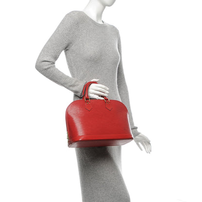 Louis Vuitton Epi Alma PM Castillan Red 2 of 6