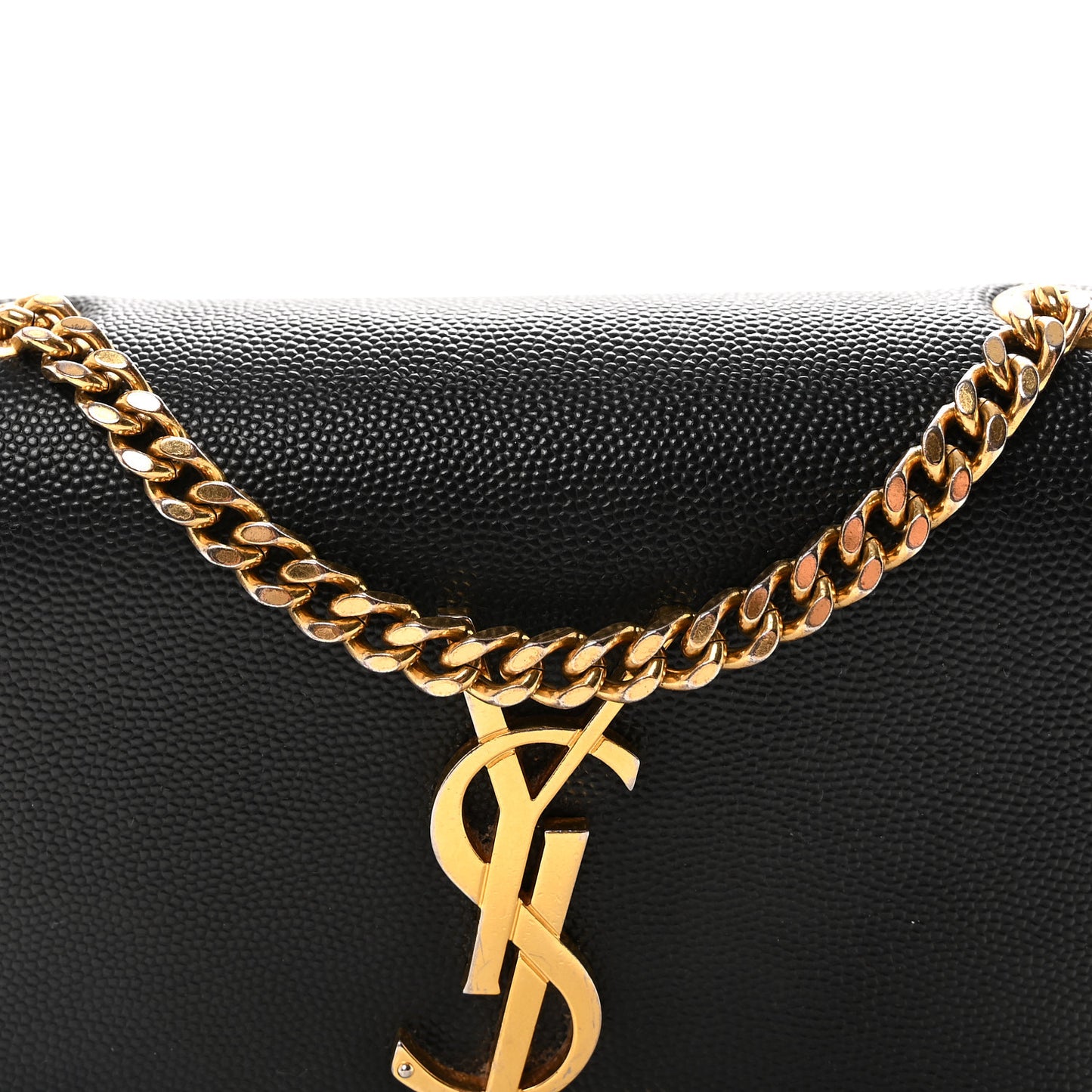Grain De Poudre Small Monogram Kate Satchel Black