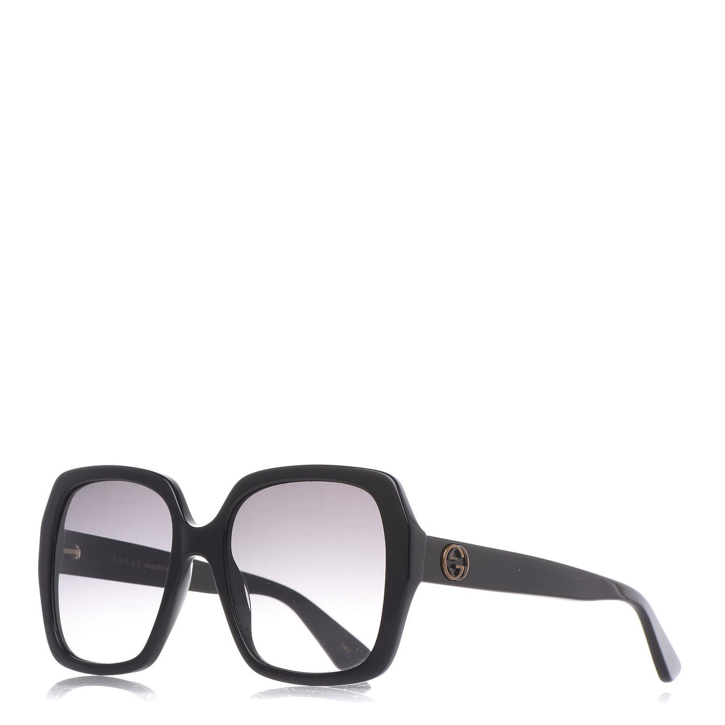 Acetate Square Frame GG0096S Sunglasses Black