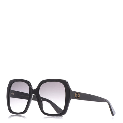 Gucci Acetate Square Frame GG0096S Sunglasses Black 1 of 9