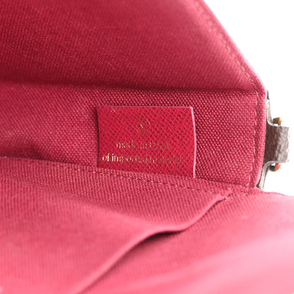 Louis Vuitton Monogram Pochette Felicie Chain Wallet Fuchsia 8 of 17
