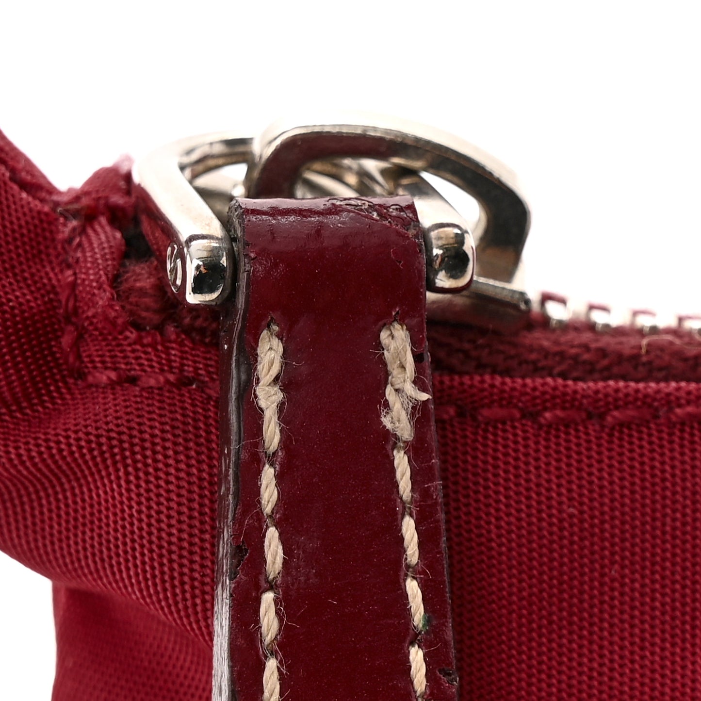Tessuto Nylon Small Shoulder Bag Red