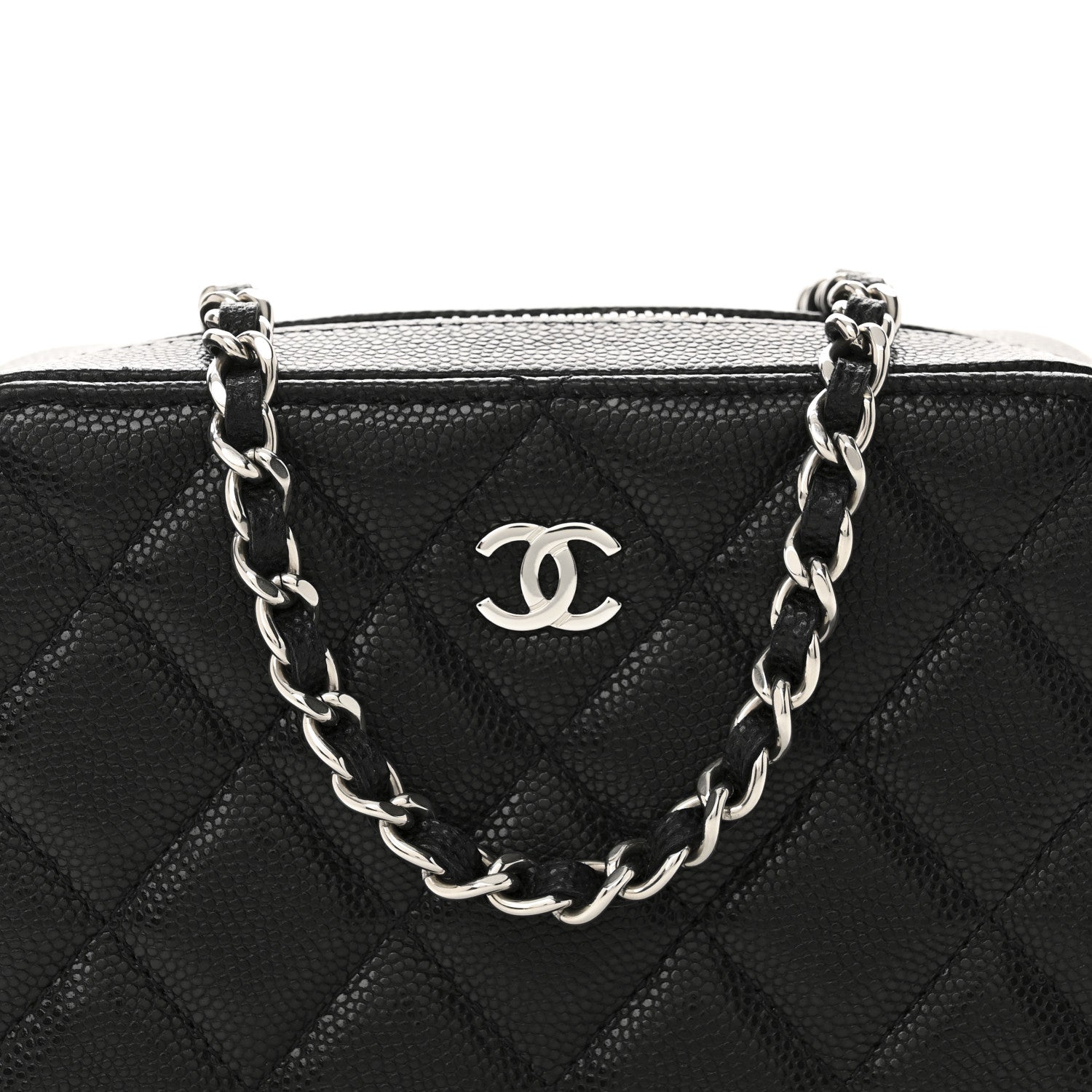 Chanel Caviar Quilted Camera Bag Black 8 of 11