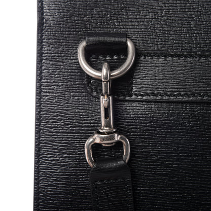 Gucci Calfskin Kingsnake Print Messenger Black 10 of 11
