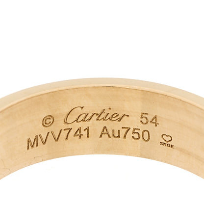 Cartier 18K Yellow Gold 5.5mm LOVE Ring 54 7 4 of 5