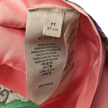 Gucci Silk Monogram Flora Print Headband Pink 4 of 6