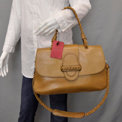 Valentino Garavani Leather Histoire Flap 2 of 8