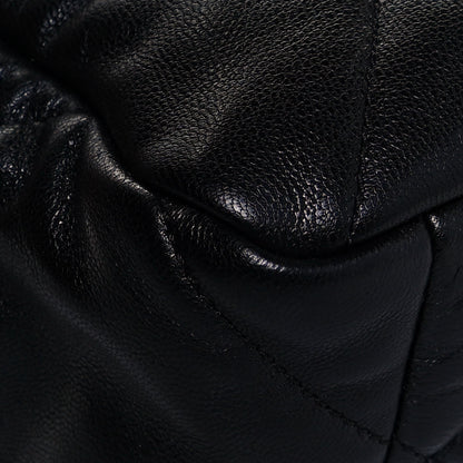 Chanel Goatskin Quilted Large Chanel 19 Flap Black 9 of 14