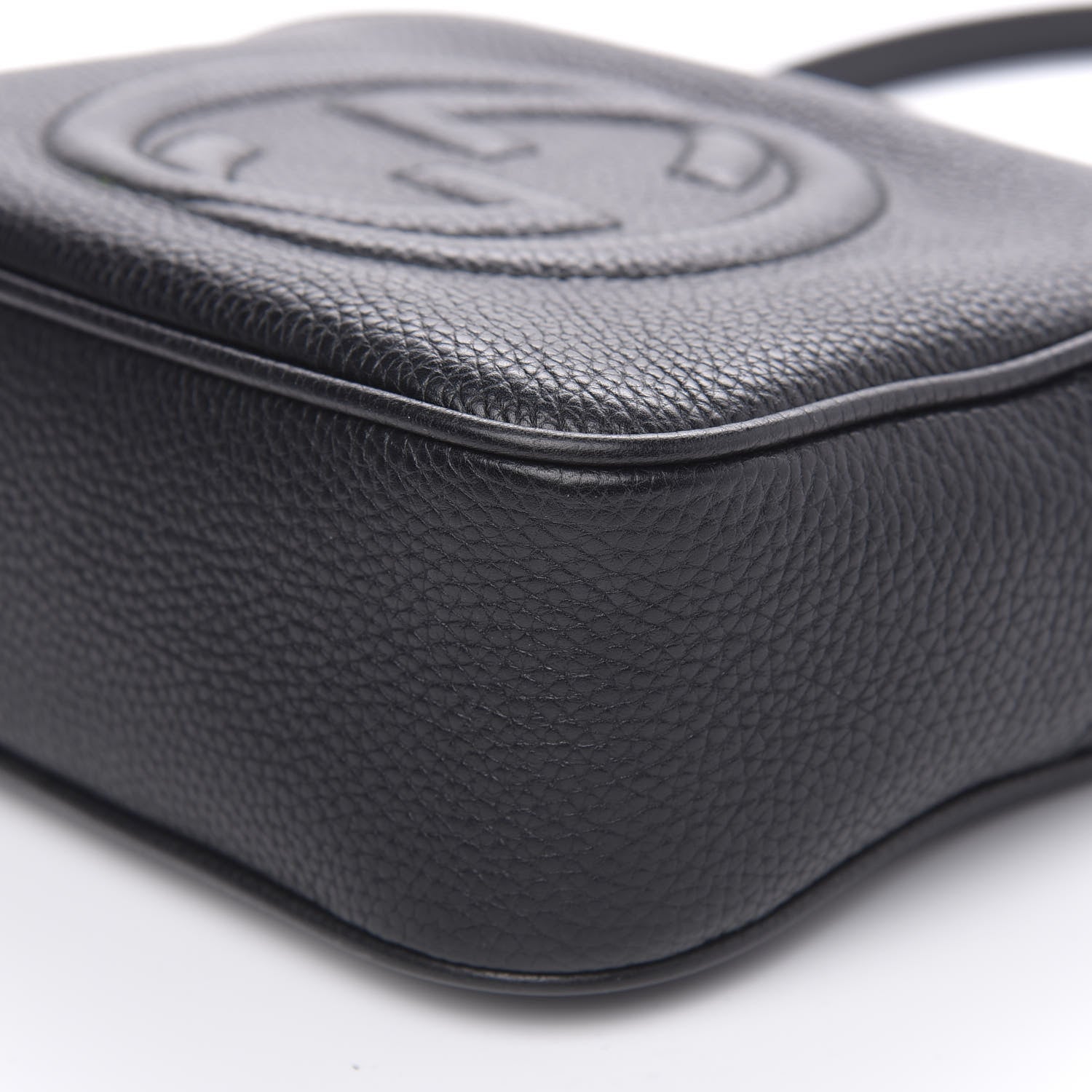 Gucci Pebbled Calfskin Small Soho Disco Bag Black 10 of 11