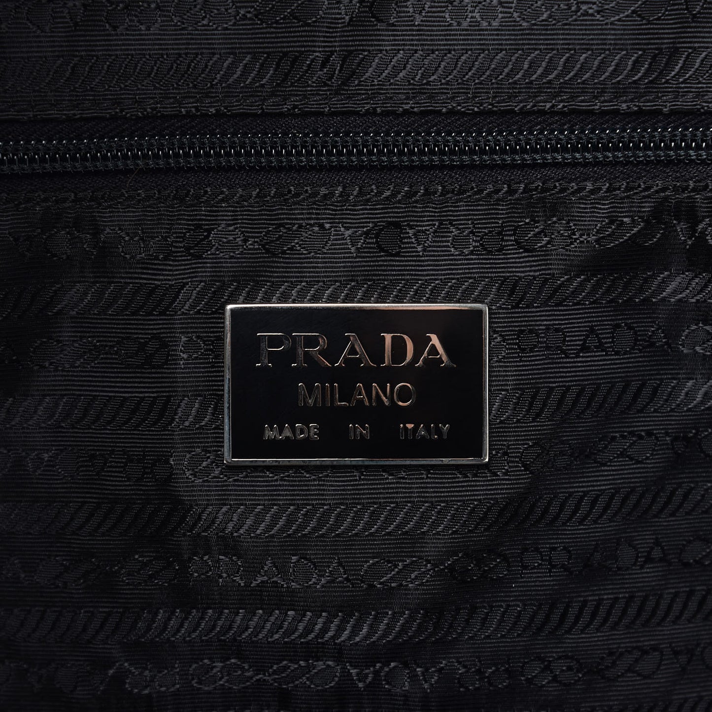 Tessuto Nylon Saffiano Luggage Black
