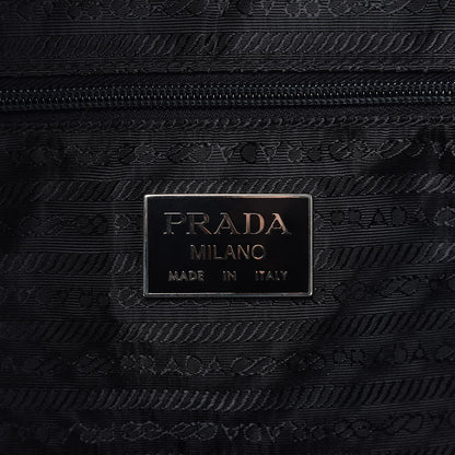 Prada Tessuto Nylon Saffiano Luggage Black 6 of 19