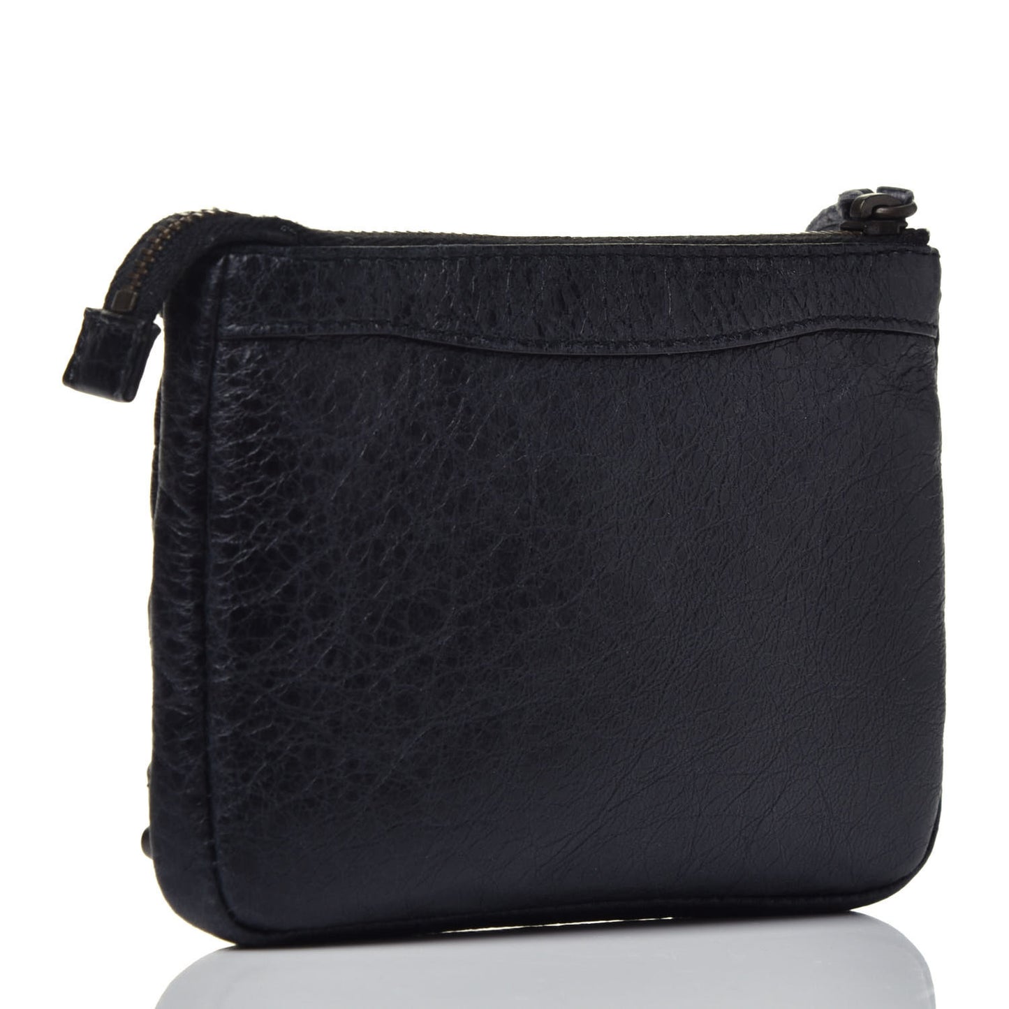 Agneau Classic Hardware M Porte-Monnaie Coin Purse Black