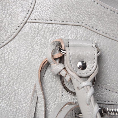 Balenciaga Chevre Silver Metallic Edge Hardware City Gris Glace 8 of 8