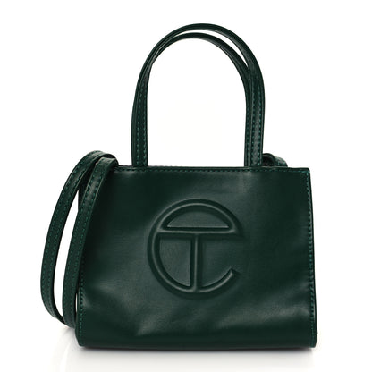 Telfar Vegan Leather Small Shopping Bag Dark Olive 1 of 10