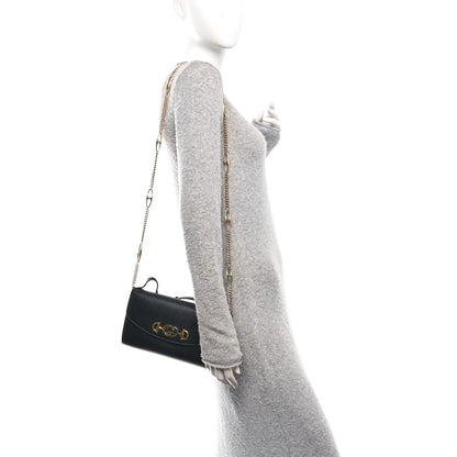 Gucci Smooth Calfskin Small Zumi Top Handle Shoulder Bag Black 2 of 12