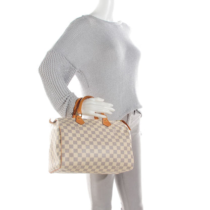 Louis Vuitton Damier Azur Speedy 30 2 of 8