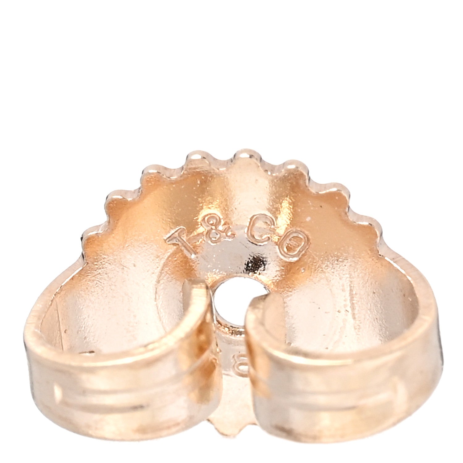 Tiffany 14K Rose Gold 9mm Hardwear Ball Earrings 5 of 6