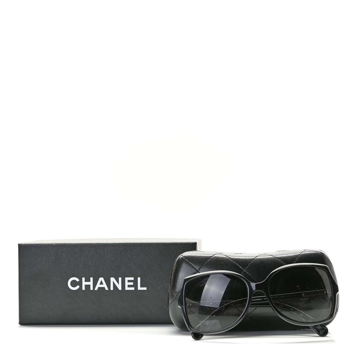 Square CC Logo Sunglasses 5245 Black