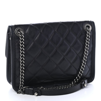 Chanel Calfskin Quilted Mini French Riviera Flap Black 2 of 8