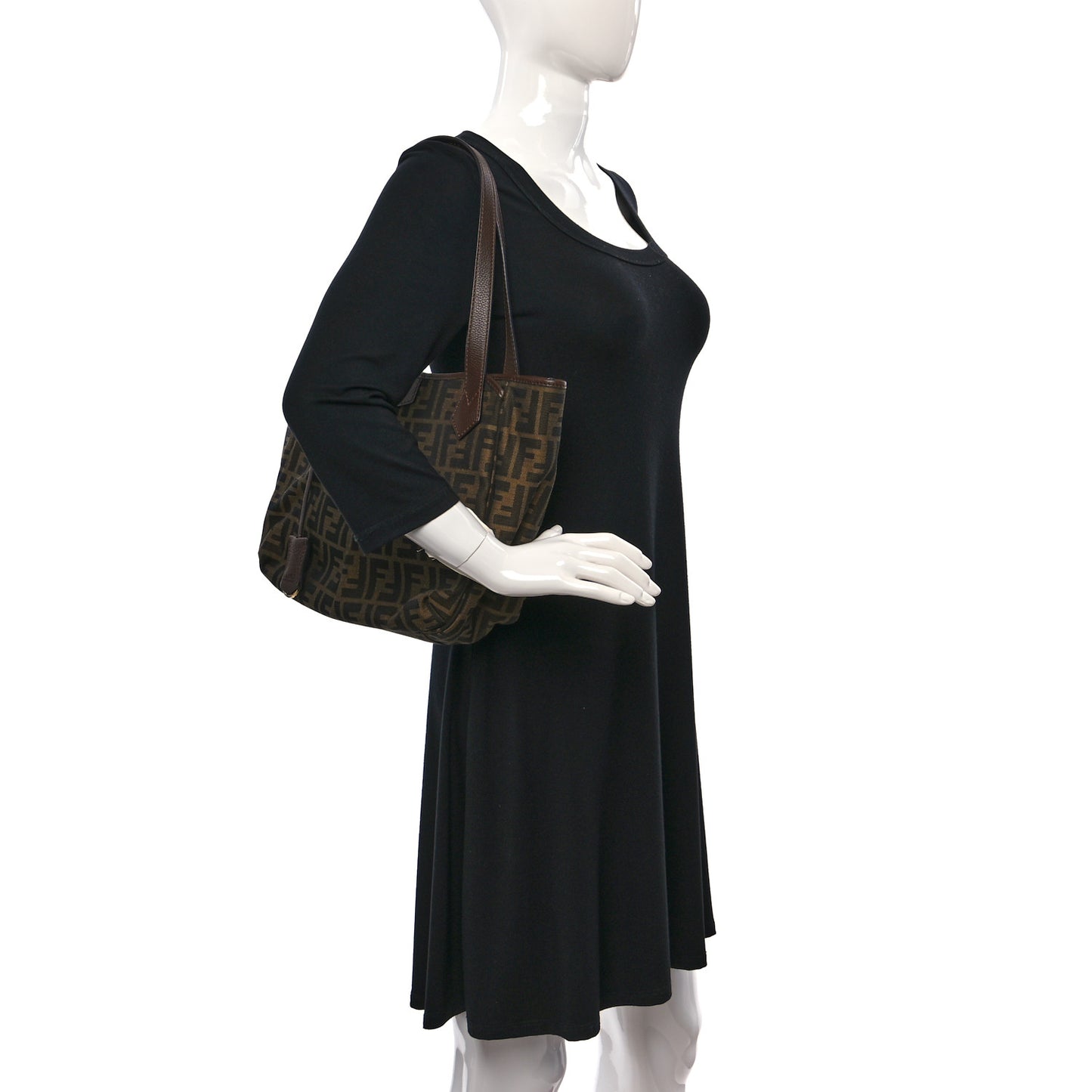 Zucca Vitello Artic Medium Shopping Tote Tobacco Castagna