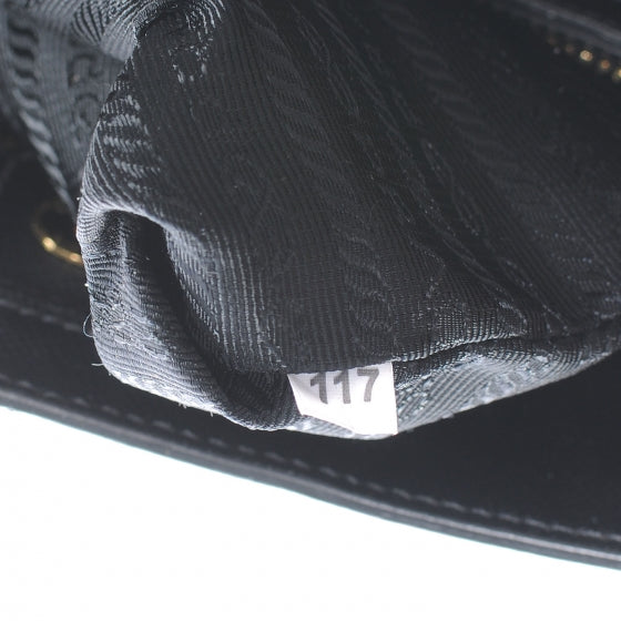Saffiano Lux Tote Nero Black