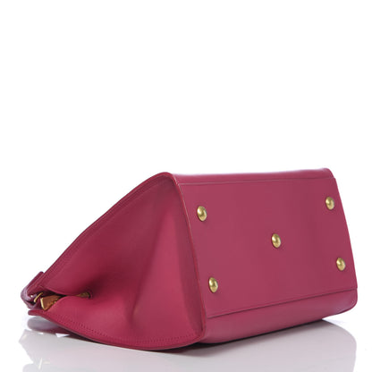 Saint Laurent Calfskin Small Classic Y Cabas Fuchsia 5 of 10