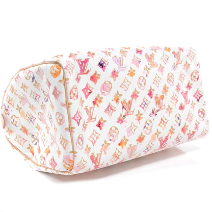 Louis Vuitton Watercolor Aquarelle Speedy 35 White 4 of 7