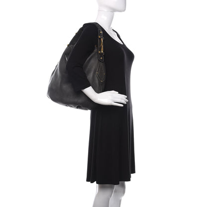 Gucci Pebbled Calfskin Medium Pelham Hobo Black 2 of 10