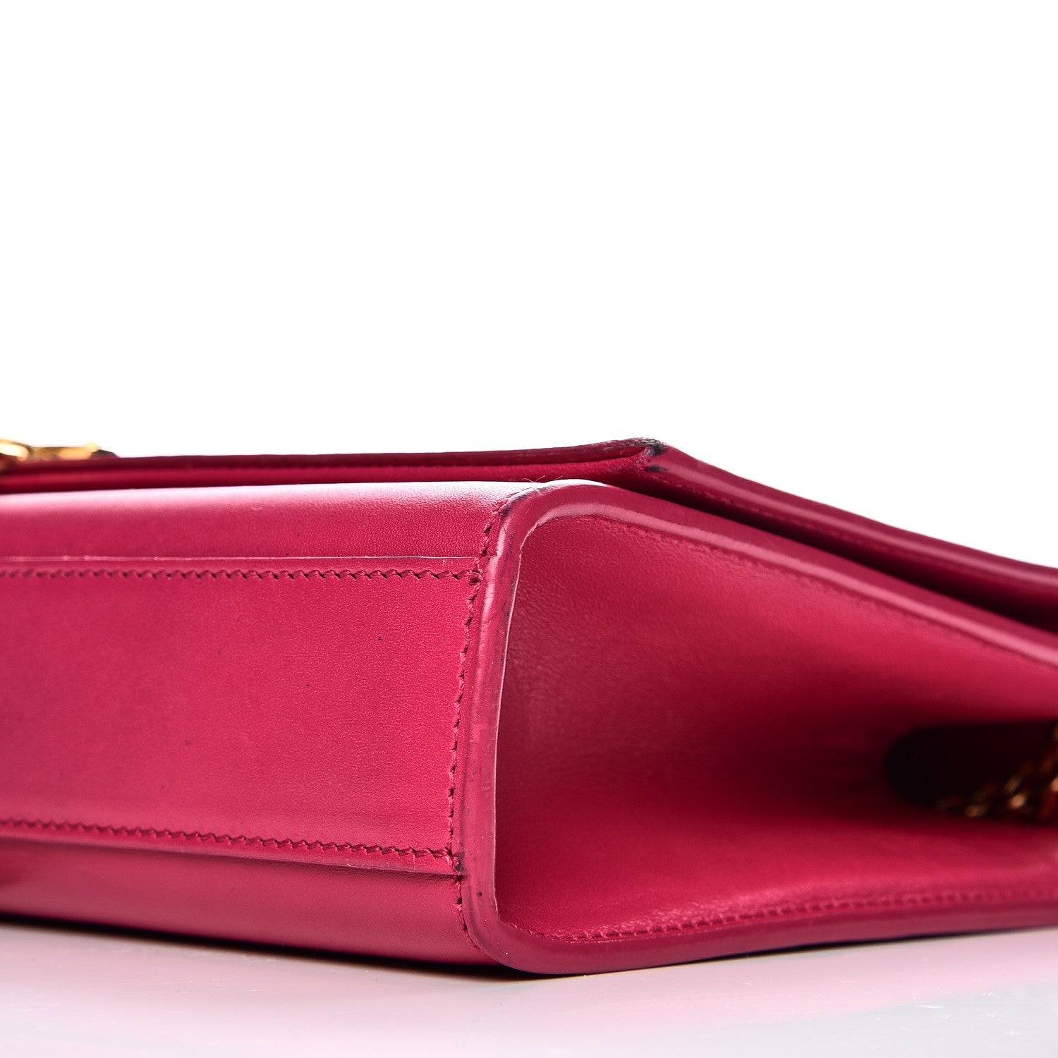 Saint Laurent Smooth Calfskin Medium Classic Monogram Kate Tassel Satchel Fuchsia 12 of 12