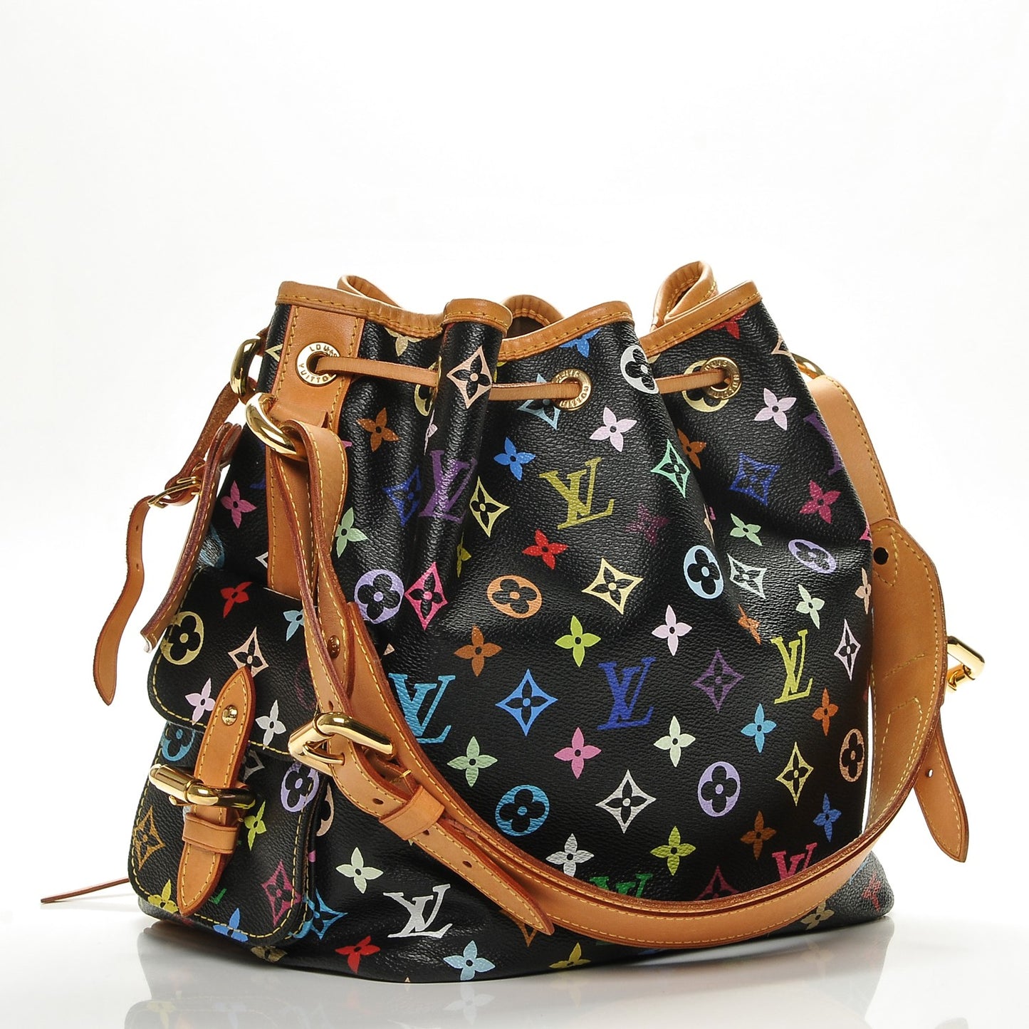 Monogram Multicolor Petit Noe Black