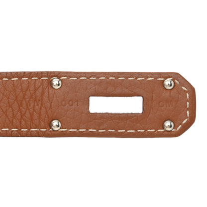 Hermes Taurillon Clemence Jypsiere 31 Gold 7 of 12