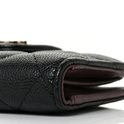 Chanel Caviar Quilted Small Classic Wallet Black 8 of 9